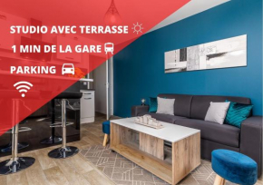 STUDIO COSY AU PIED DE LA GARE GENOPOLE EVRY